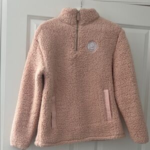 Ivory Ella Women's Fleece Pullover in Soft Pink